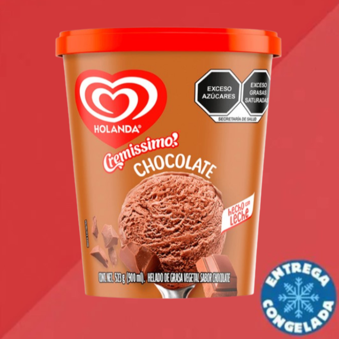 Helado de Chocolate 900ML