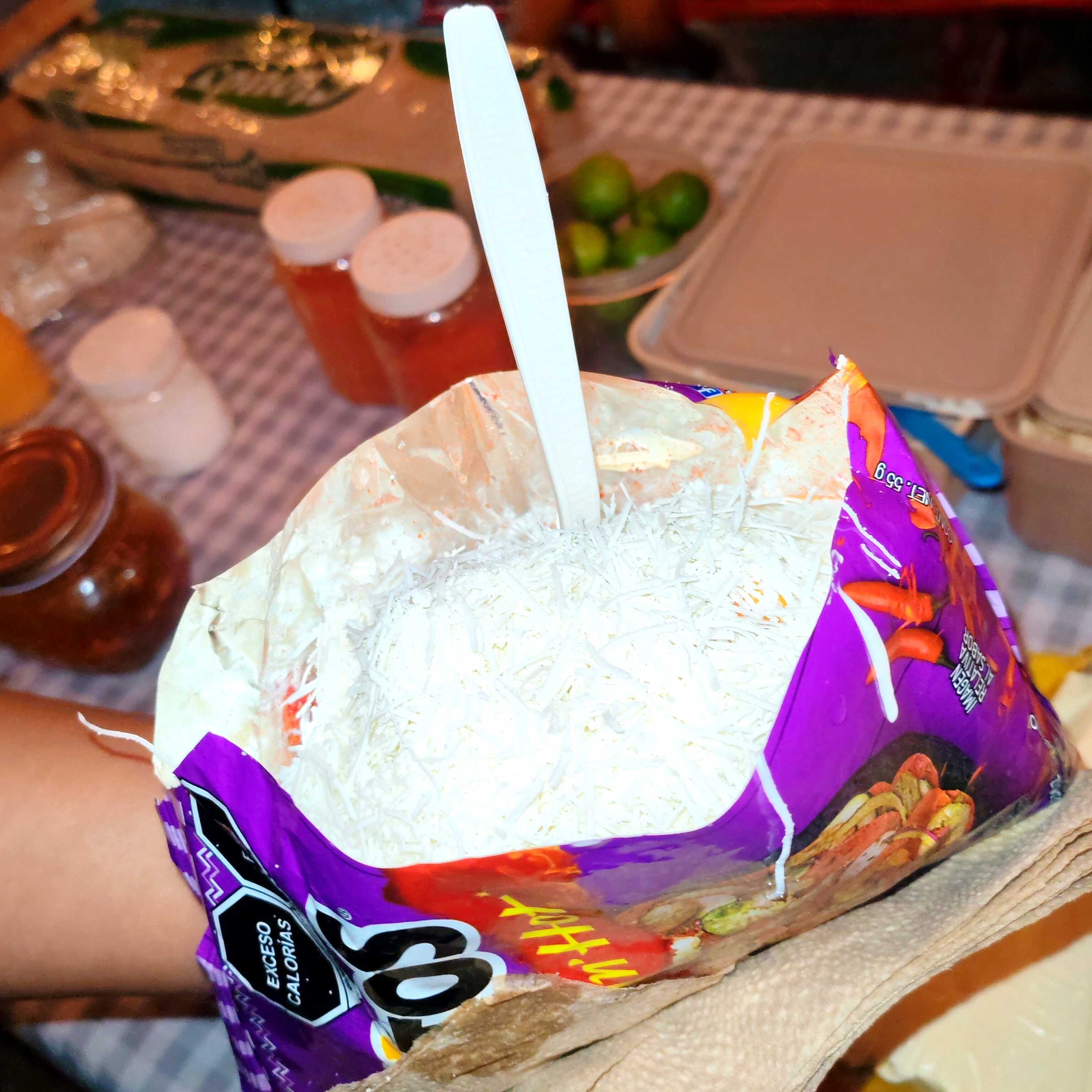 Sabritas de tu elección elote blanco