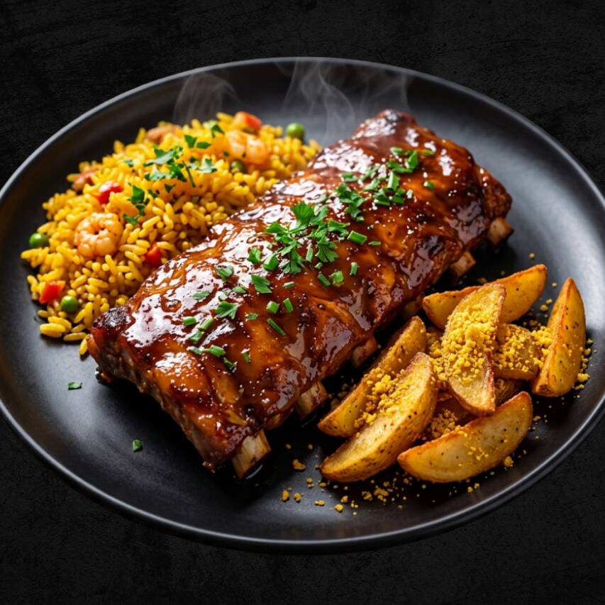 Individual BBQ Costilla BBQ🔥