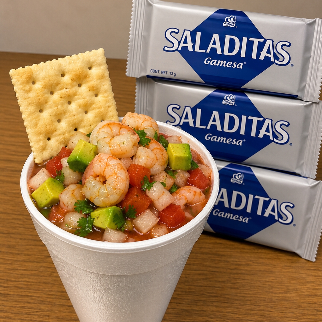 Ceviche chico de Camarón 155 gr
