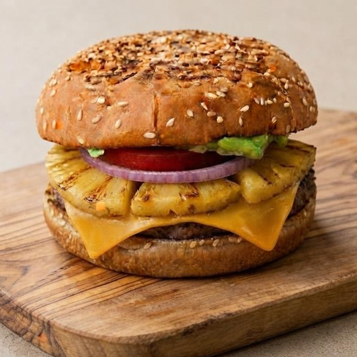 Hamburguesa Hawaiana