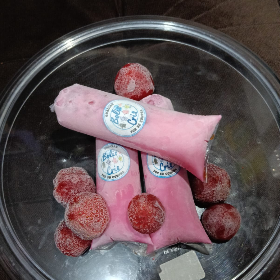 Bolis Gourmet Sabor Fresas con Crema