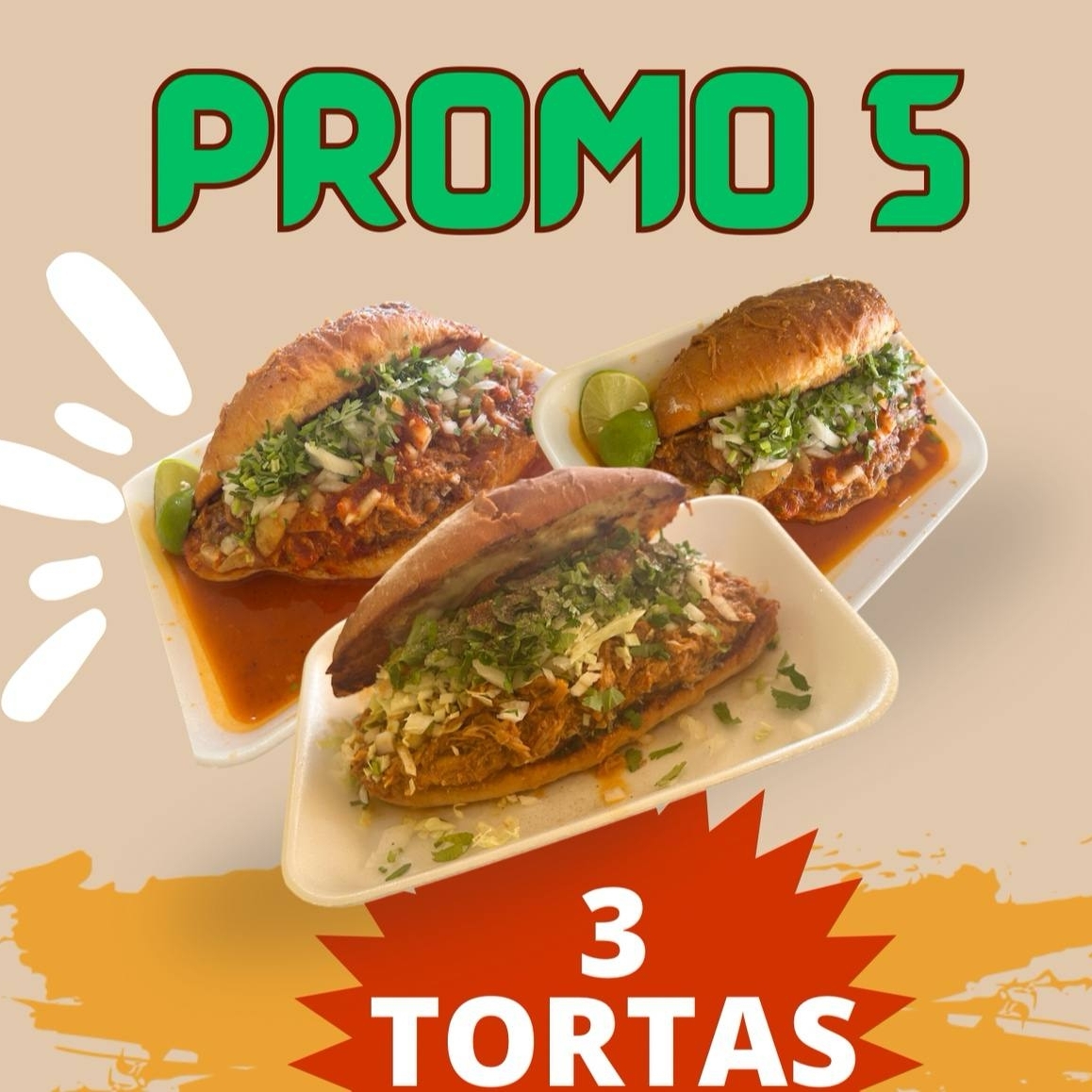 Combo 3 Tortas.