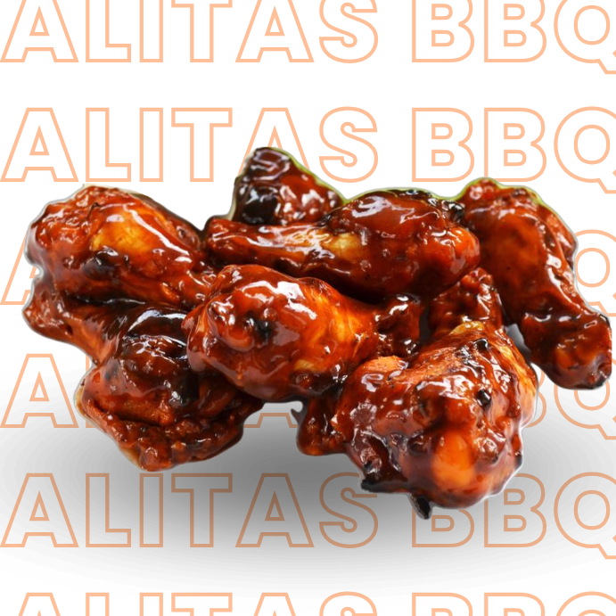 Alitas con Salsa BBQ 6 Uds.