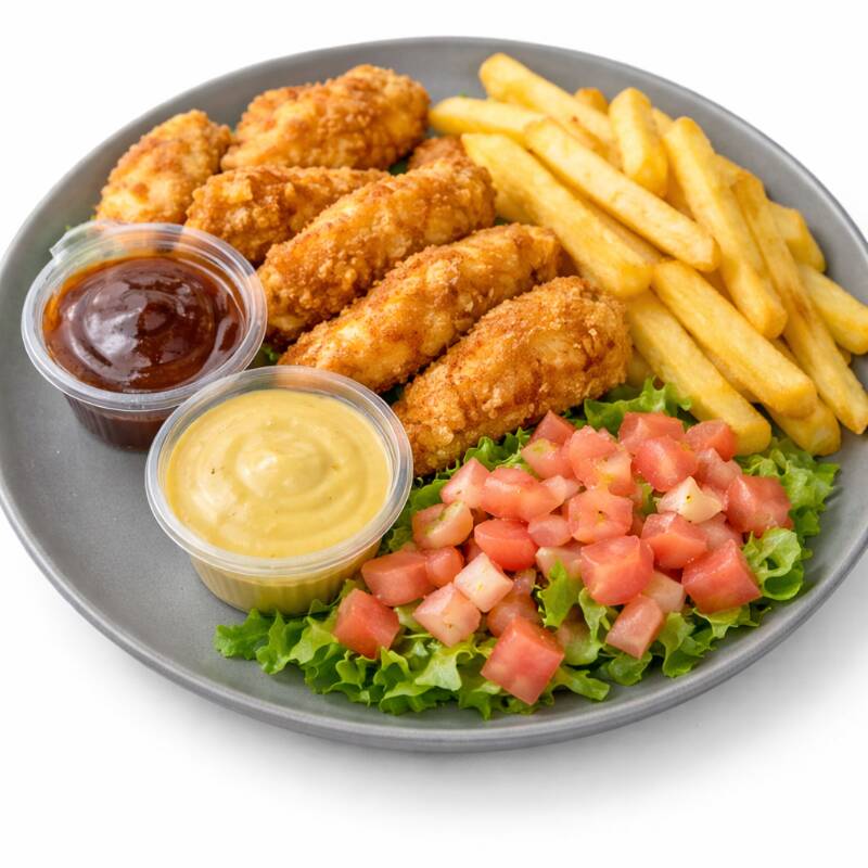 Nugets con Papas