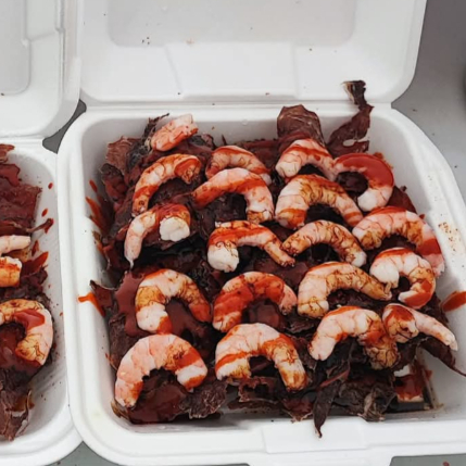 Carne Seca con Camarón Doble