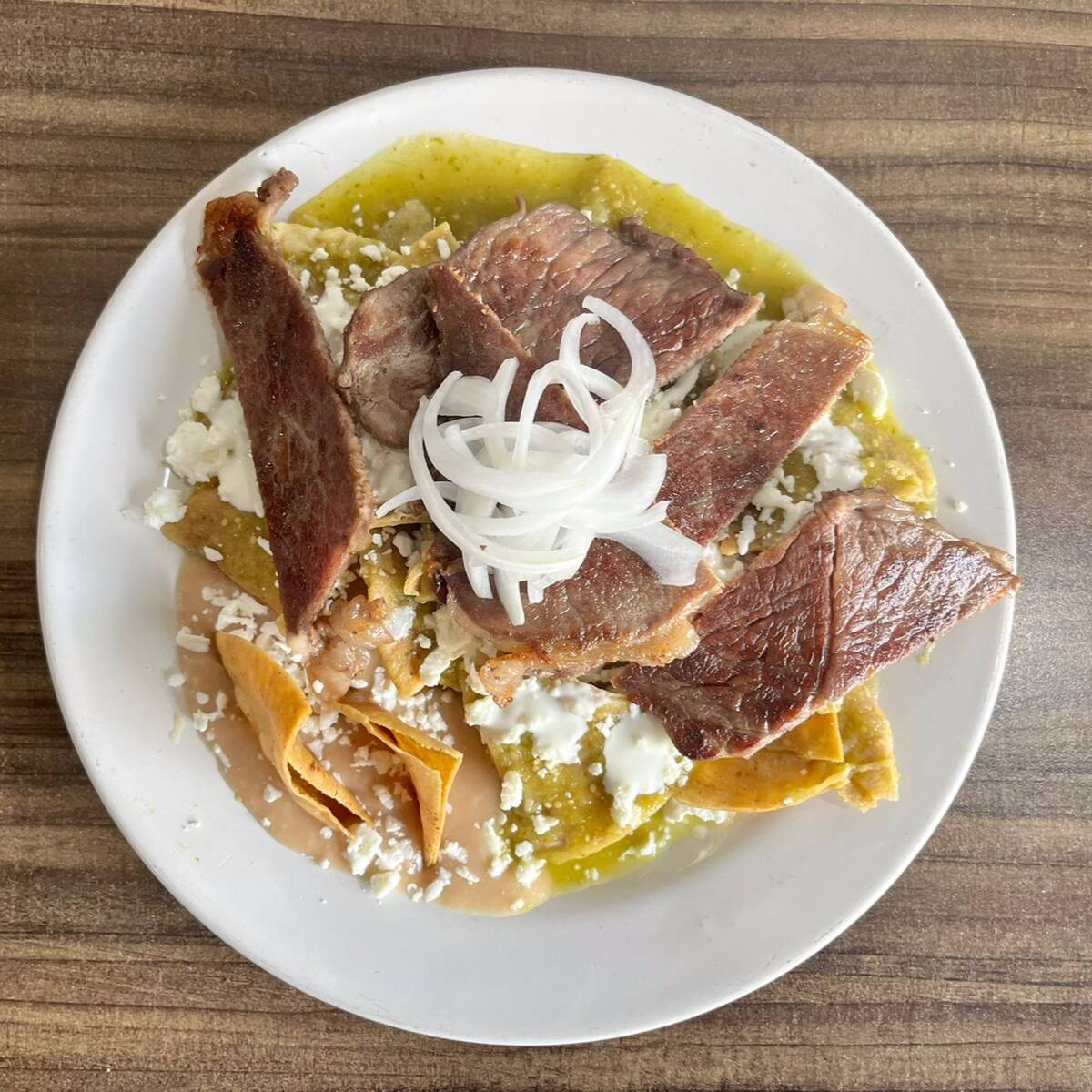 Chilaquiles con Cecina