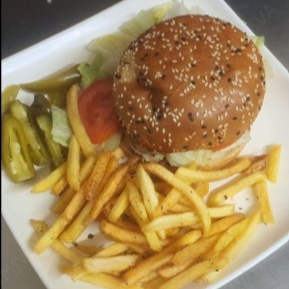 Hamburguesa de Arrachera