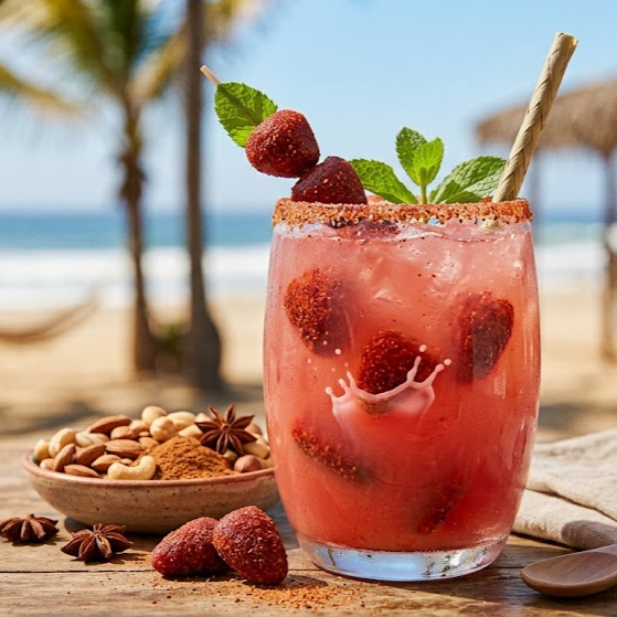 Agua grande de sandia con picafresa