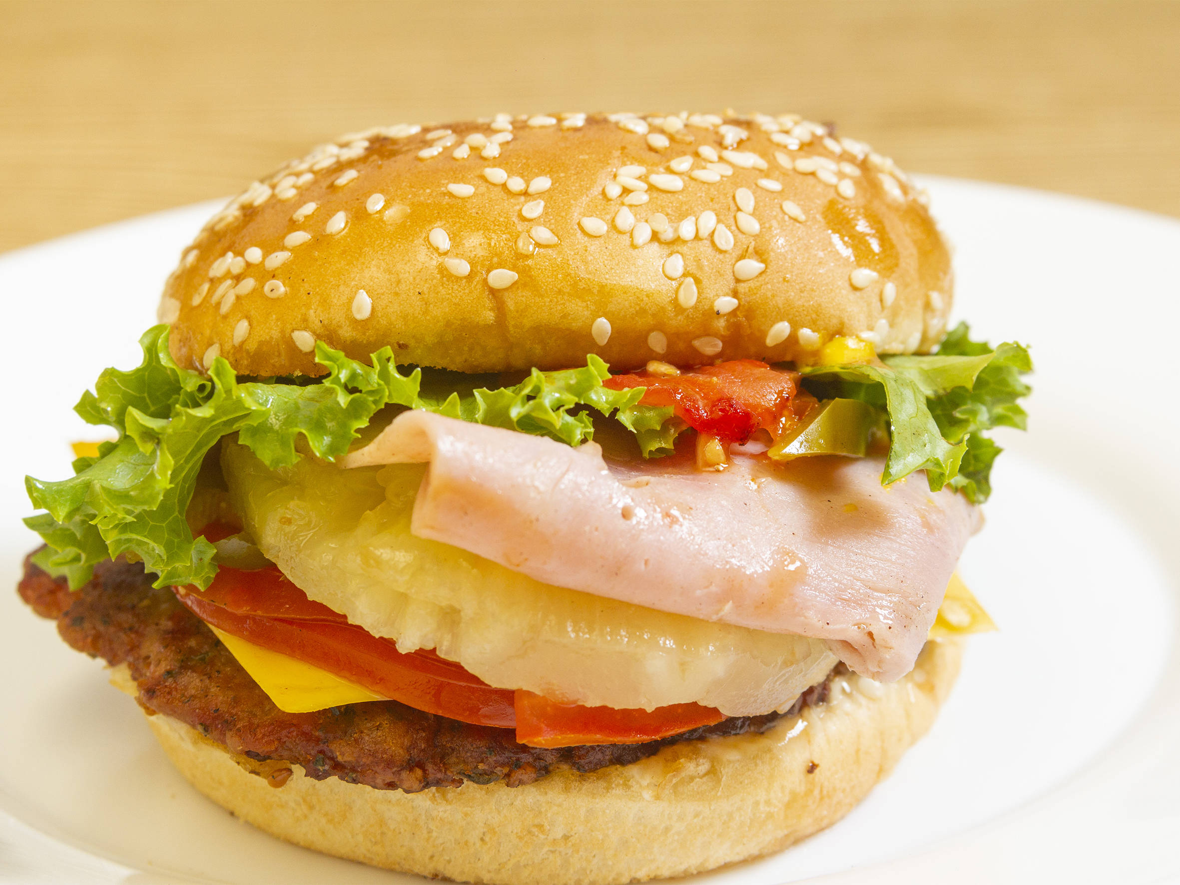 Hamburguesa Hawaiana