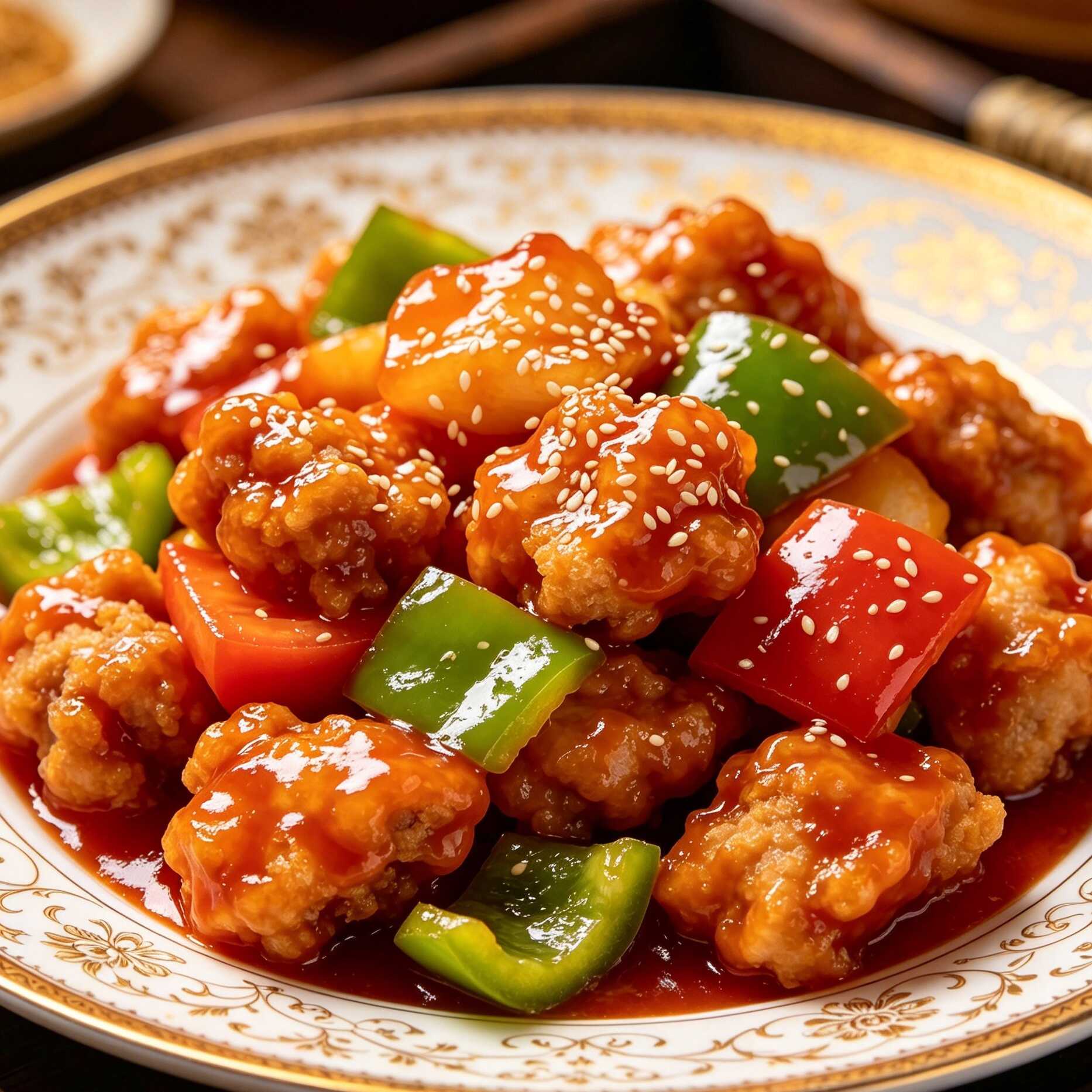 Pollo Agridulce y Picante