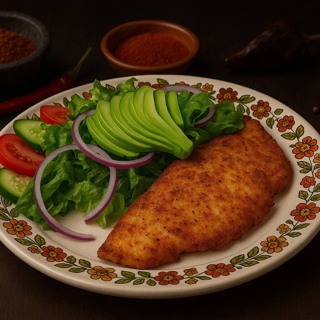 PECHUGA RELLENA CON ENSALADA