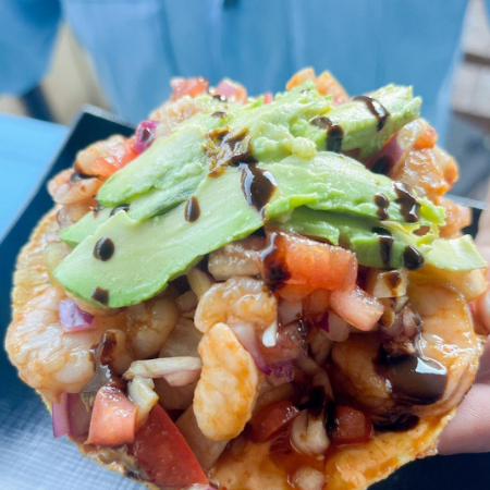 Tostadas de Ceviche Mixto
