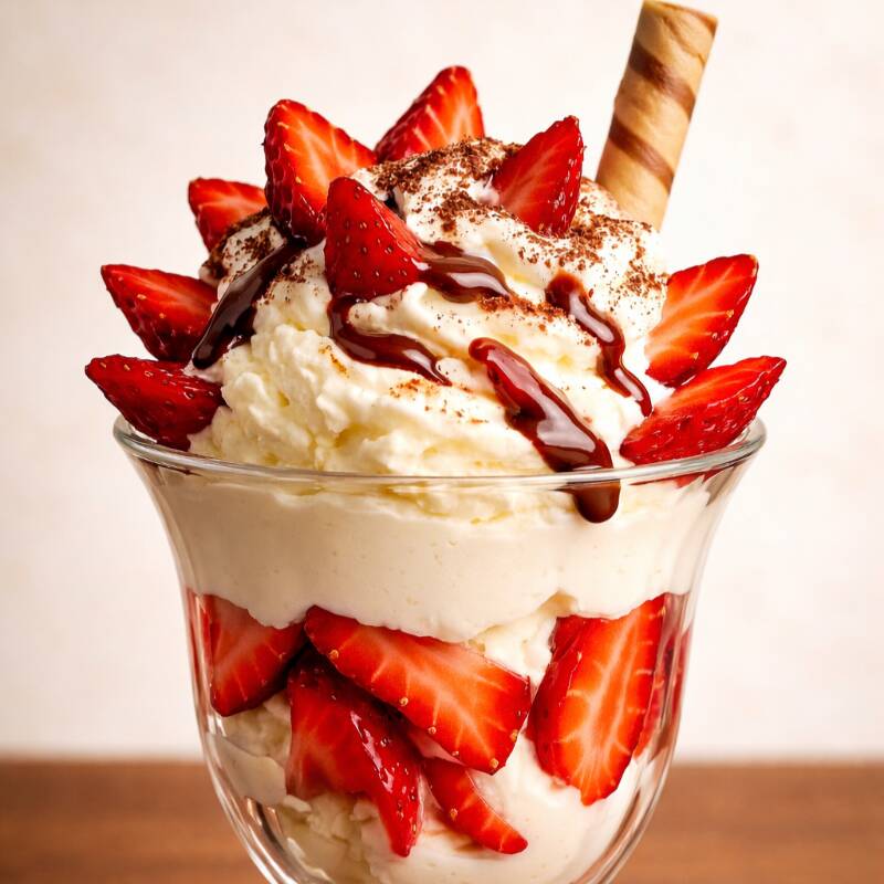 Fresas con Crema