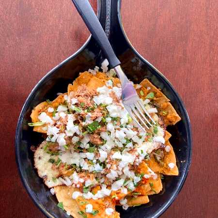 Chilaquiles con Barbacoa