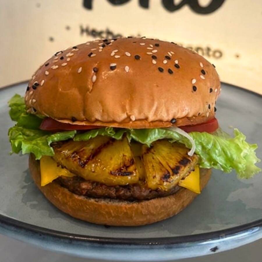 Hamburguesa Hawaiana