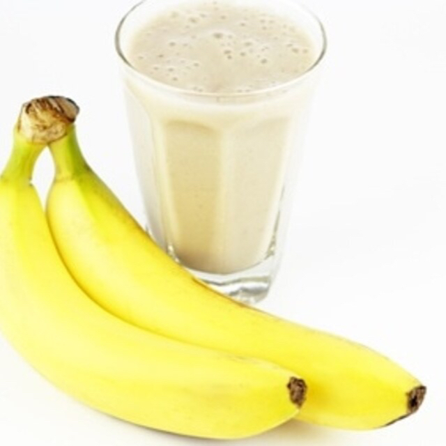 Licuado de Plátano a Base de Leche