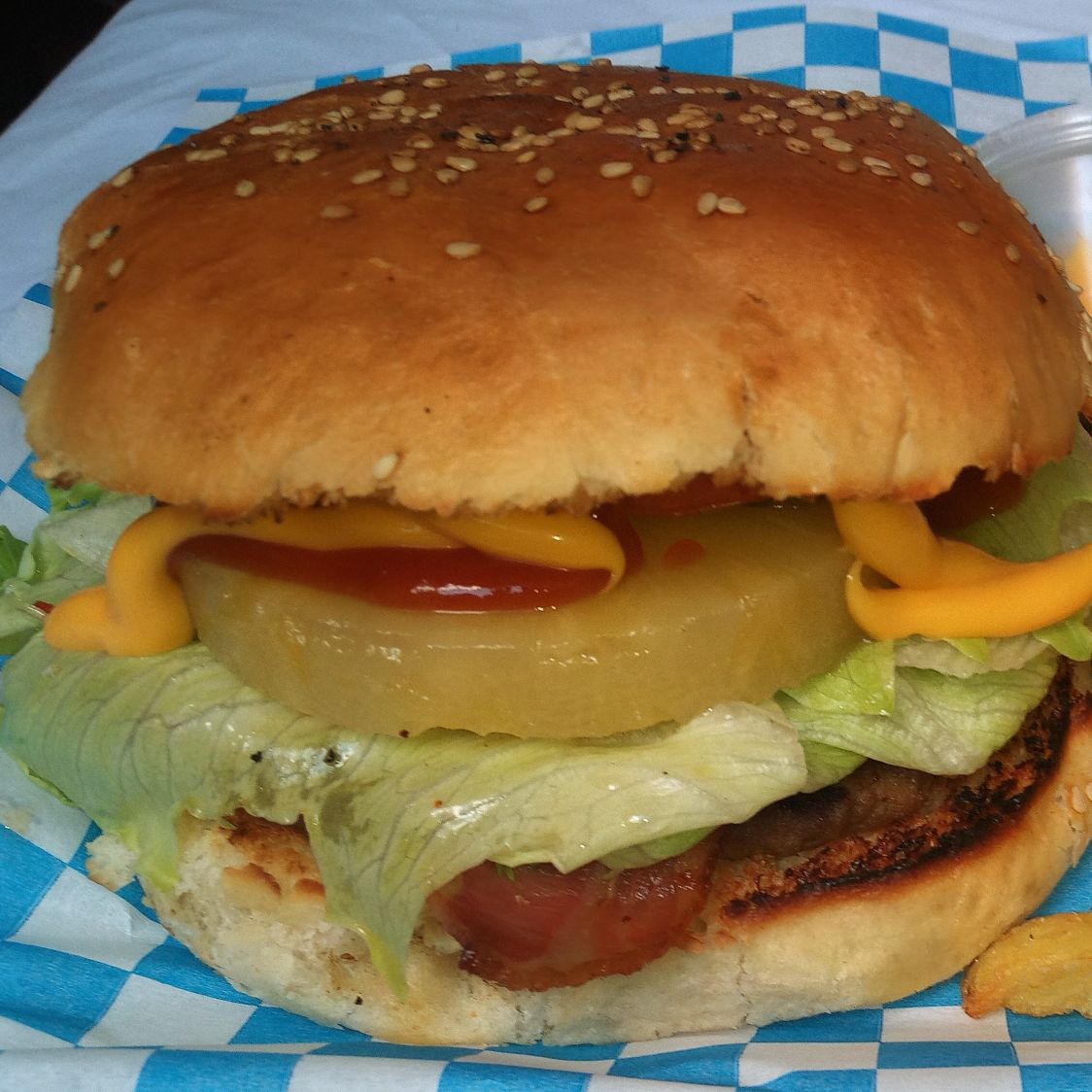 HAMBURGUESA HAWAII 5.0