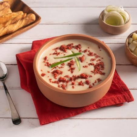 SOPA DE PORO Y PAPA CON CHISTORRA