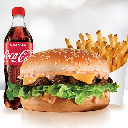 Combo 1 - Clásica + Papas + Refresco