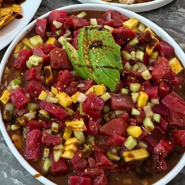 Ceviche Atun con Mango