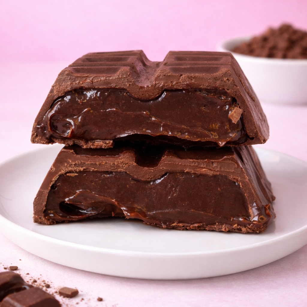Chocolate blend com recheio de brigadeiro belga