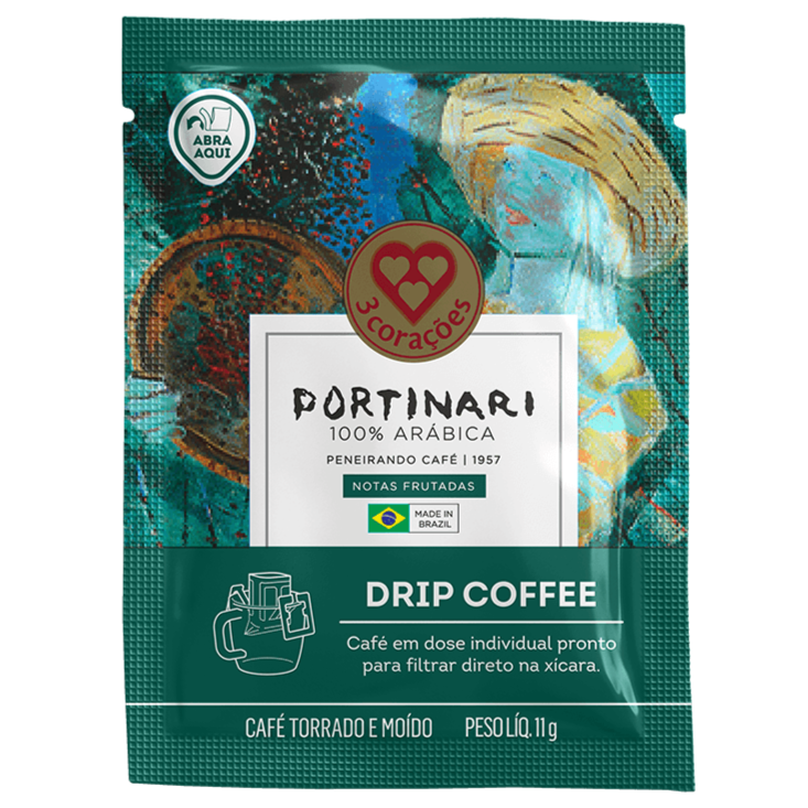 Cafezin pra passar na hora, já vem com filtro!