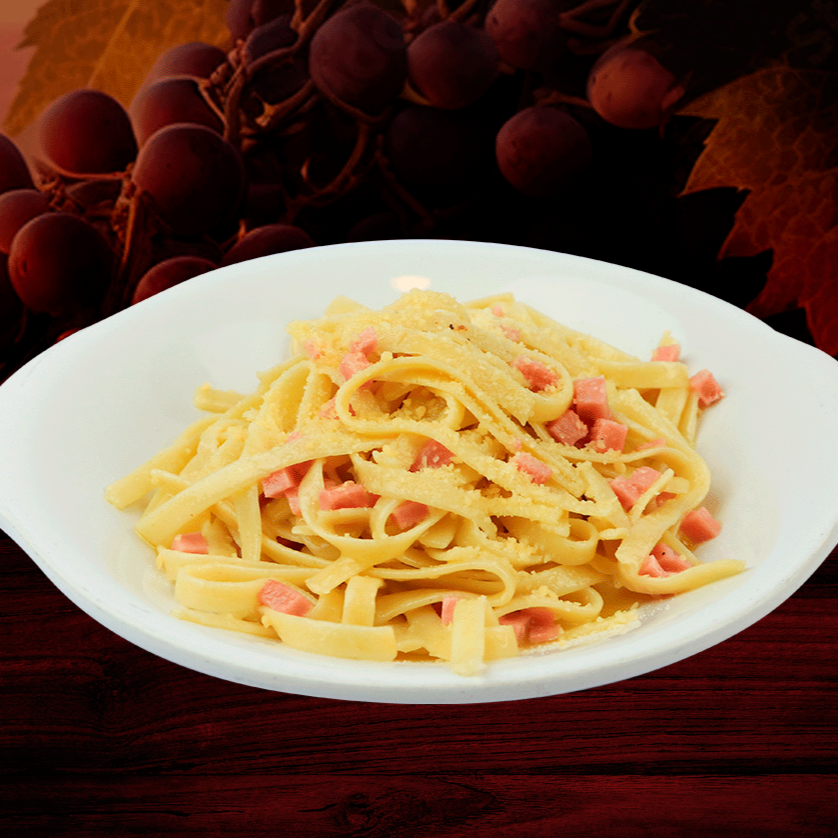 Pasta al Burro con Jamón Media Orden C