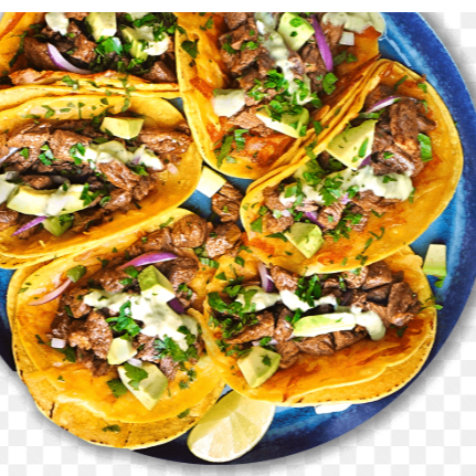 TACOS DE FAJITA DE RES