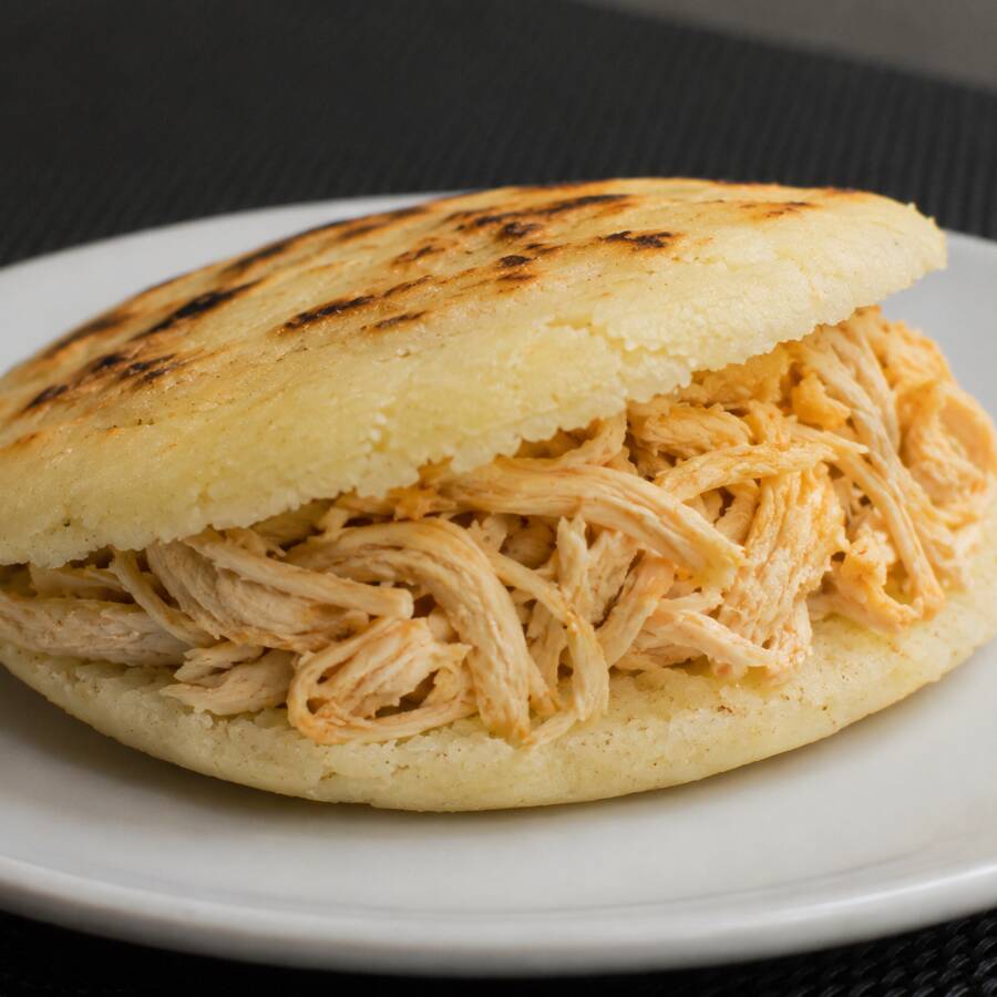 Arepa Jamón y Queso