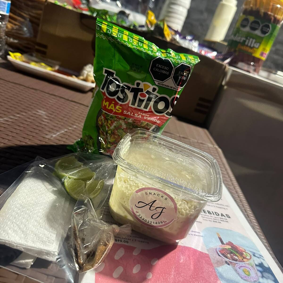 Tostitos con Elote