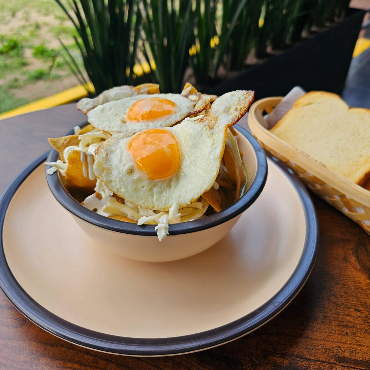 Chilaquiles con Proteína