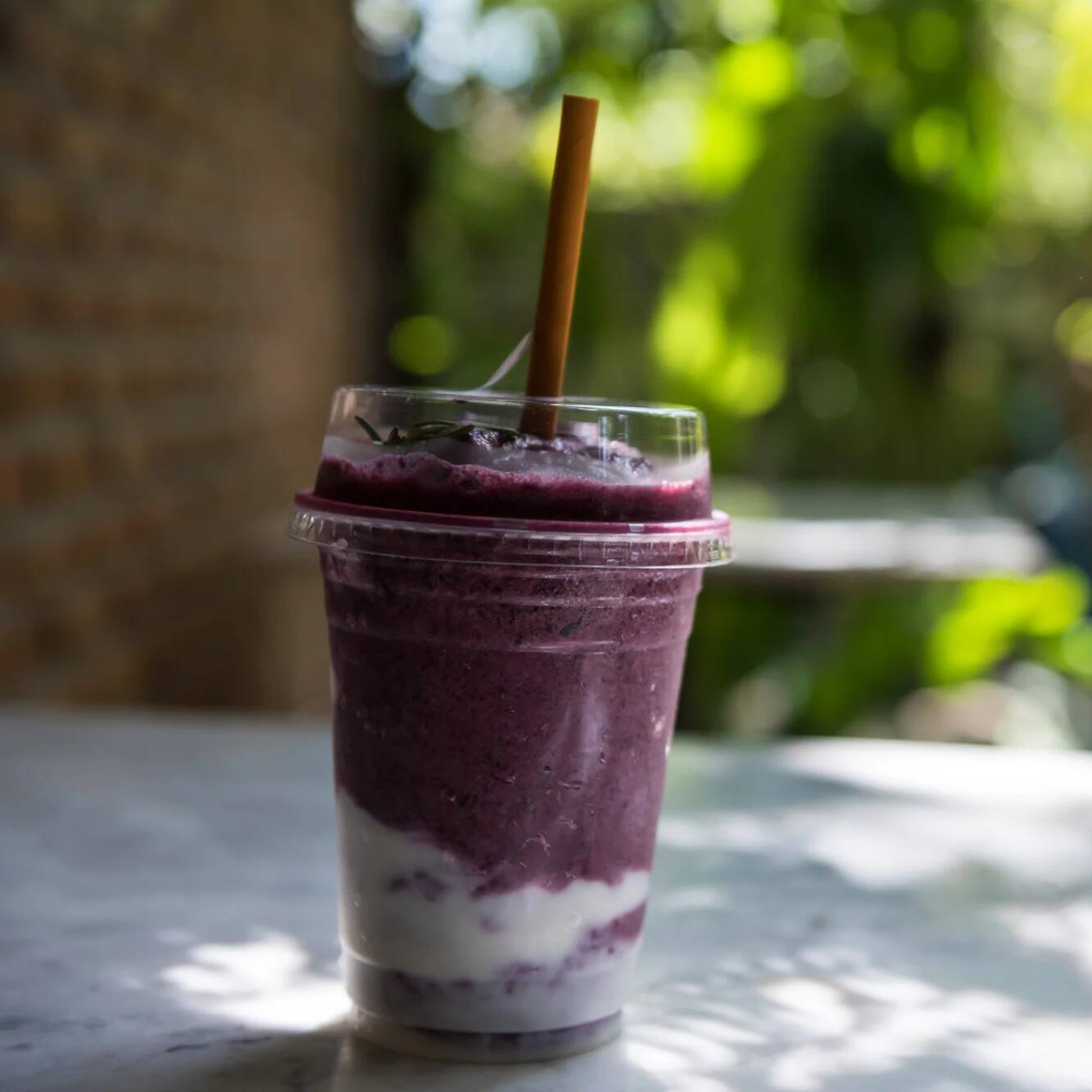Milk-shake de açaí cremoso