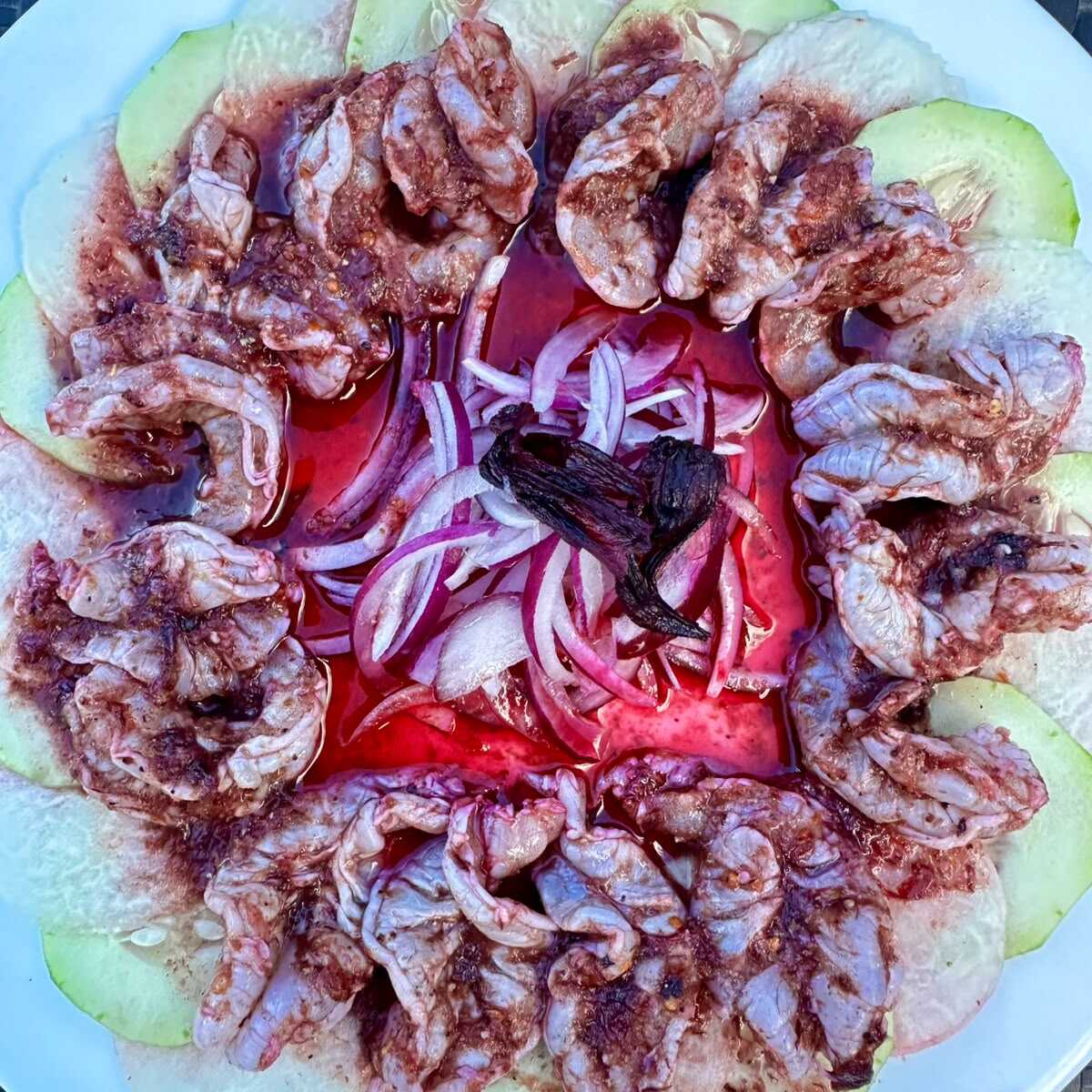 Aguachile de Jamaica