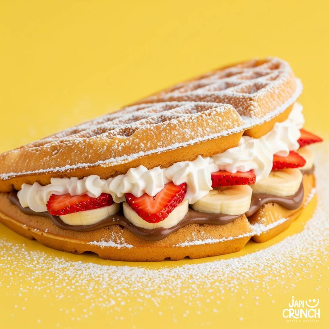 Waffle Dulce Tipo Sándwich Fresimonki