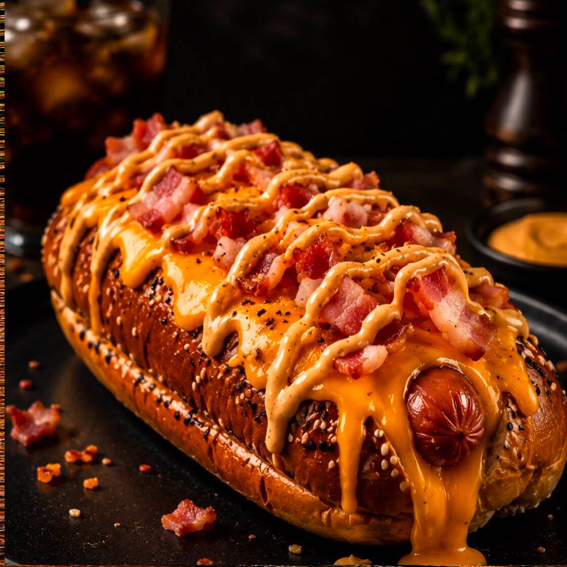 Bacon Cheese Dog