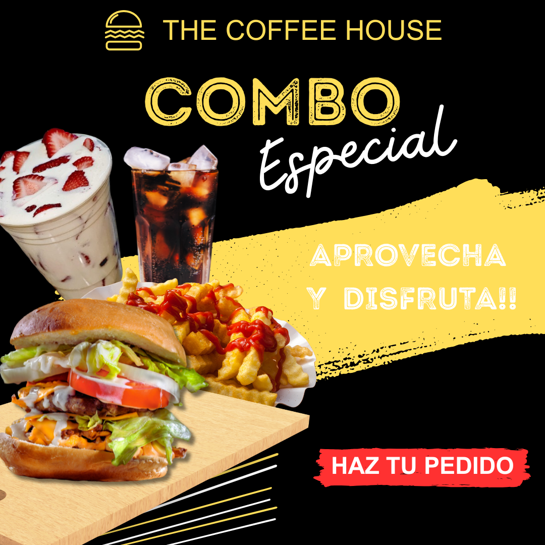 Con bebida y postre