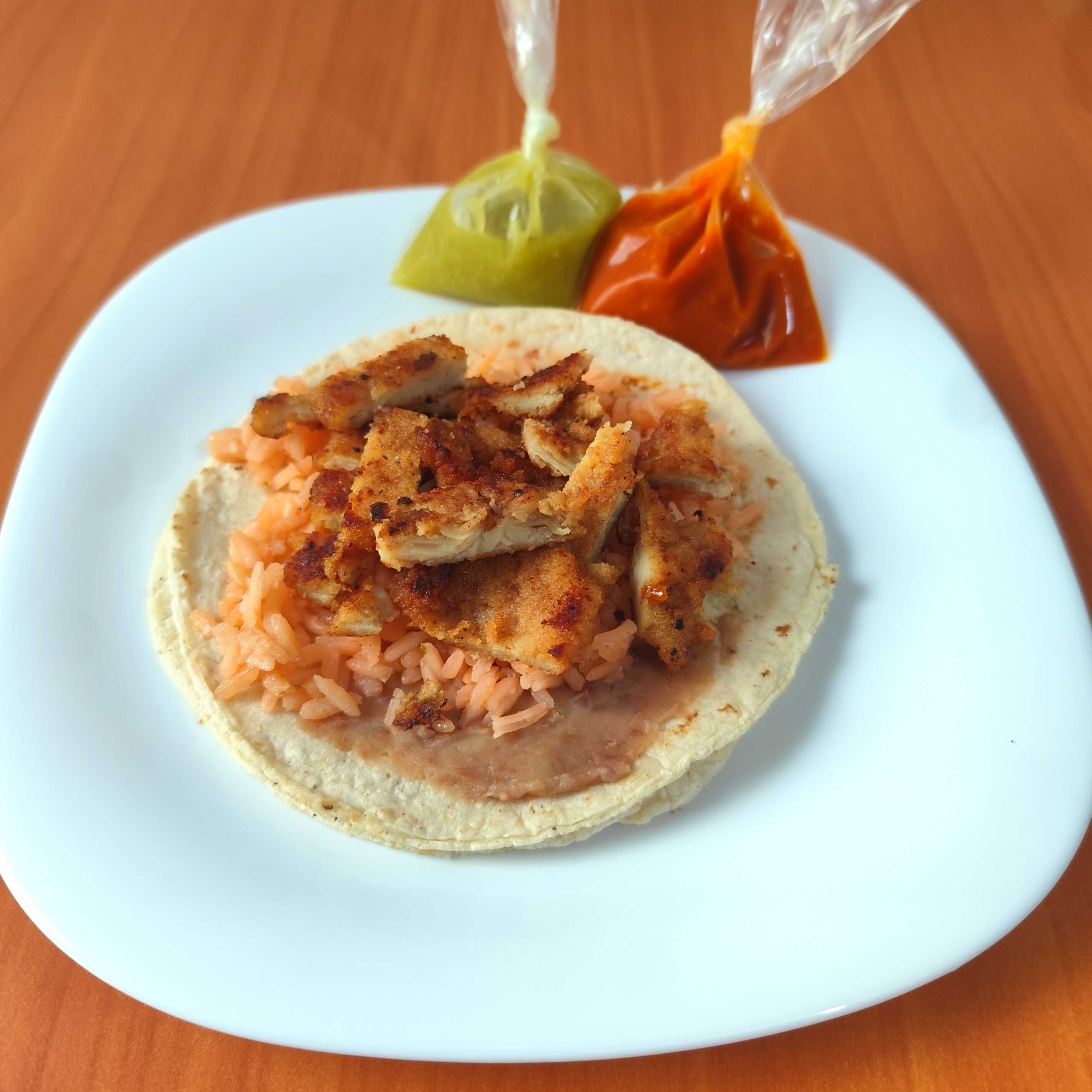 Taco de Empanizado de cerdo