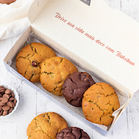 Pack com 4 cookies. Escolha o seu
