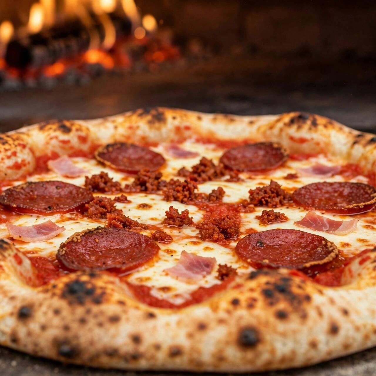 Pizza 3 Carnes Frias (Ind)