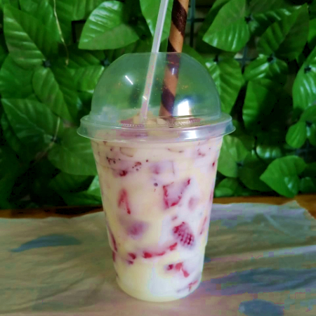 FRESAS CON CREMA SENCILLAS