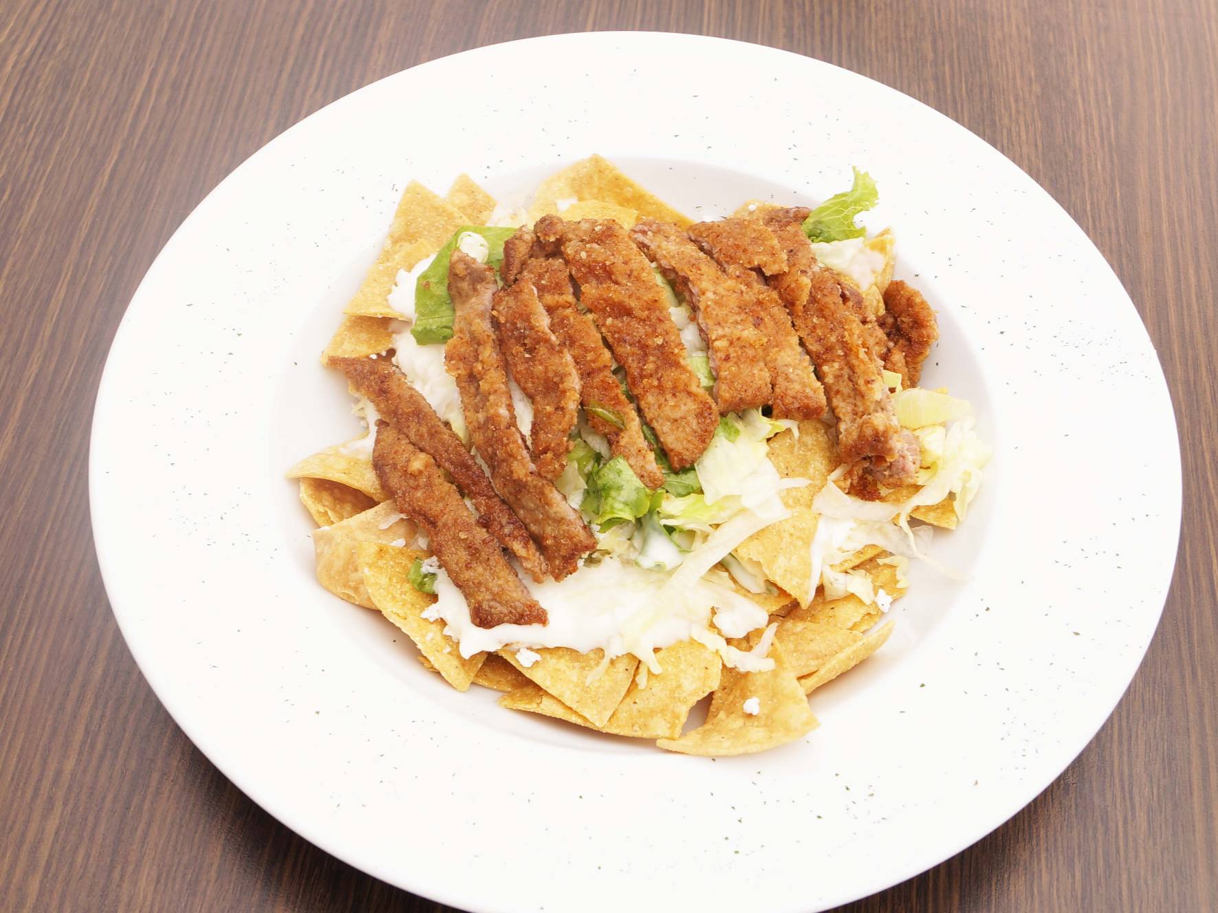 Chilaquiles de Milanesa Cerdo