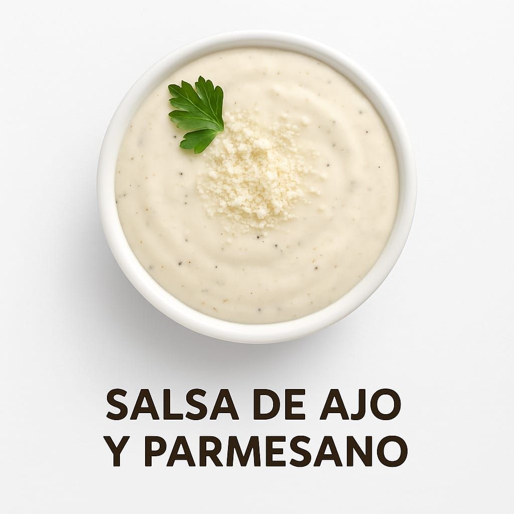 SALSA DE AJO PARMESANO