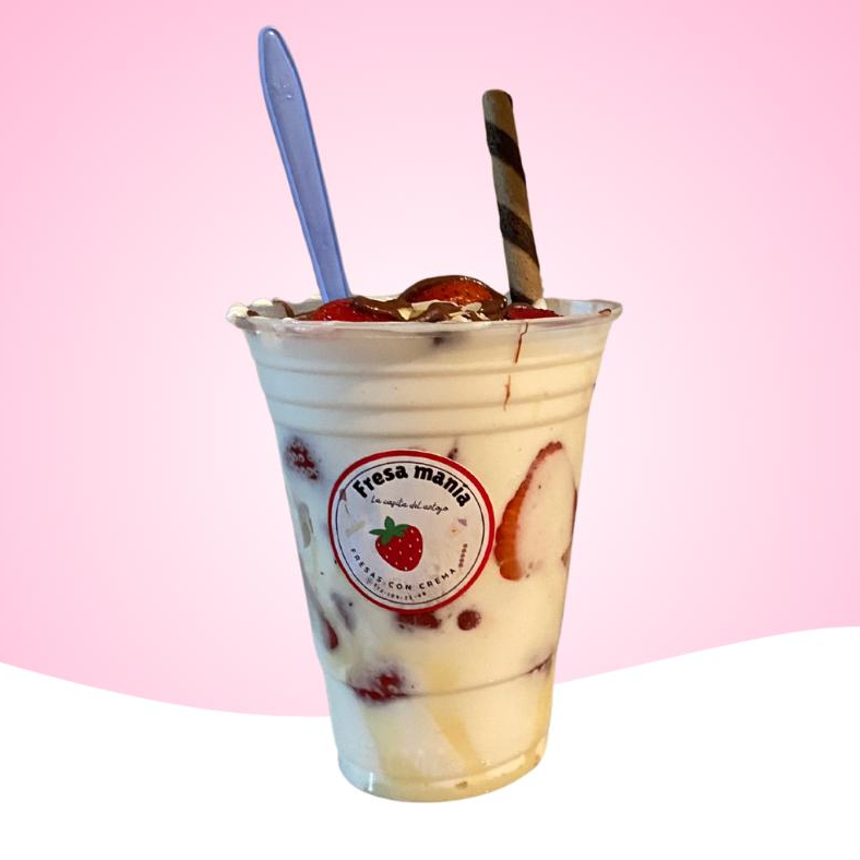Fresas con Crema / Rompope
