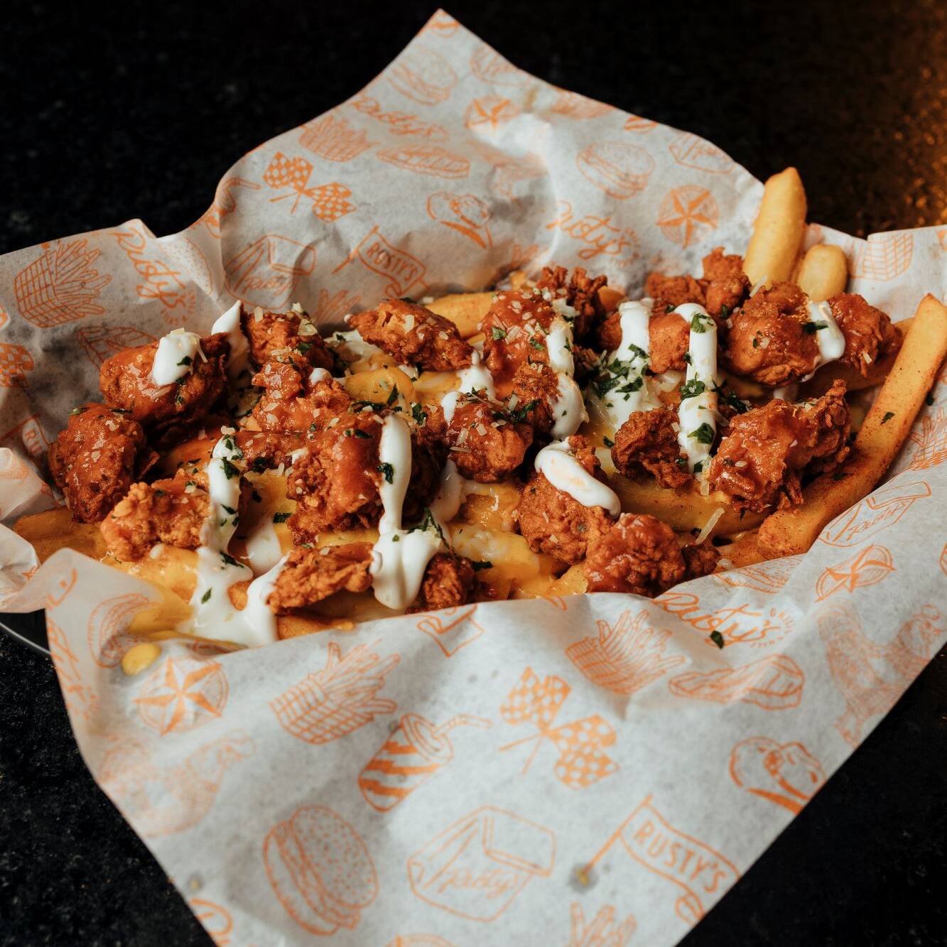 Búfalo Chicken Fries