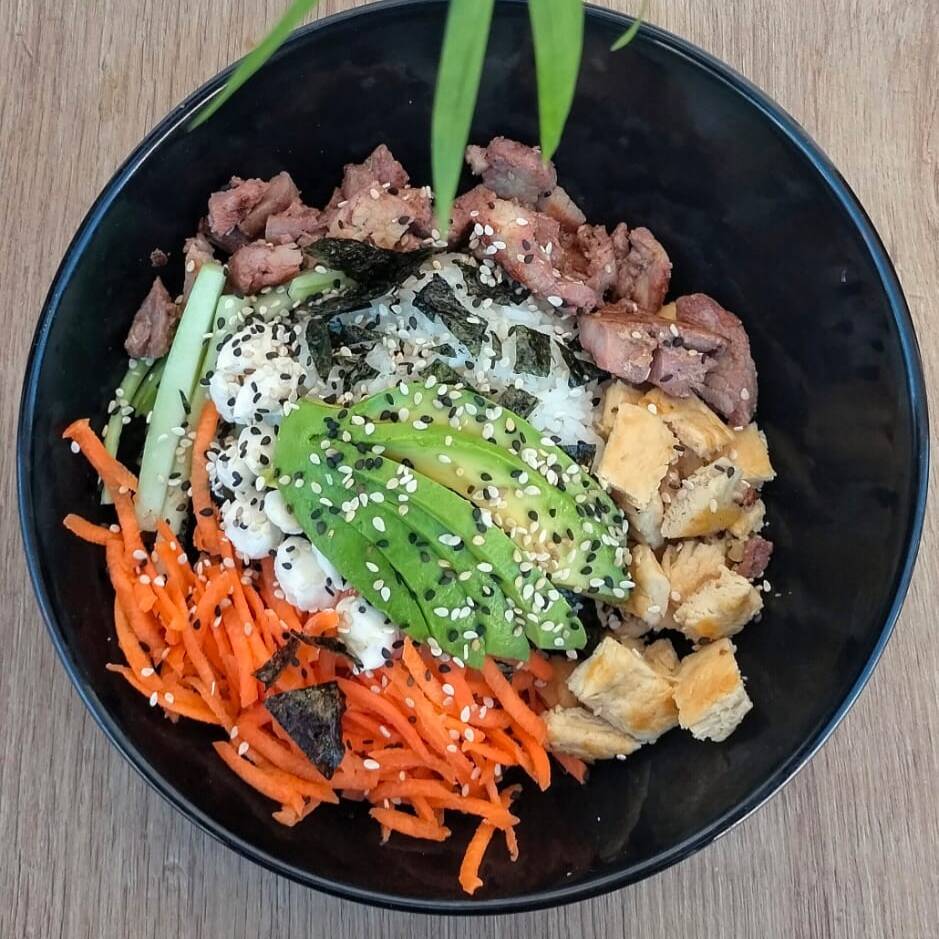GOHAN (elige) camarón, pollo, arrachera ó surimi