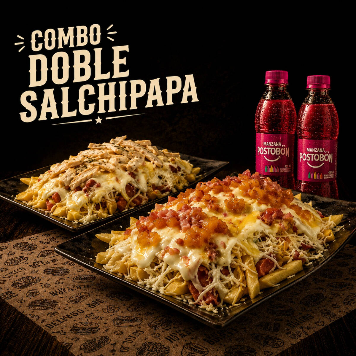 Combo Doble Salchipapa