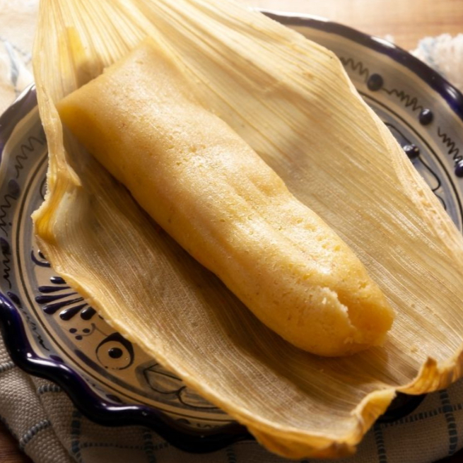 TAMAL DE PANELA CON RAJAS