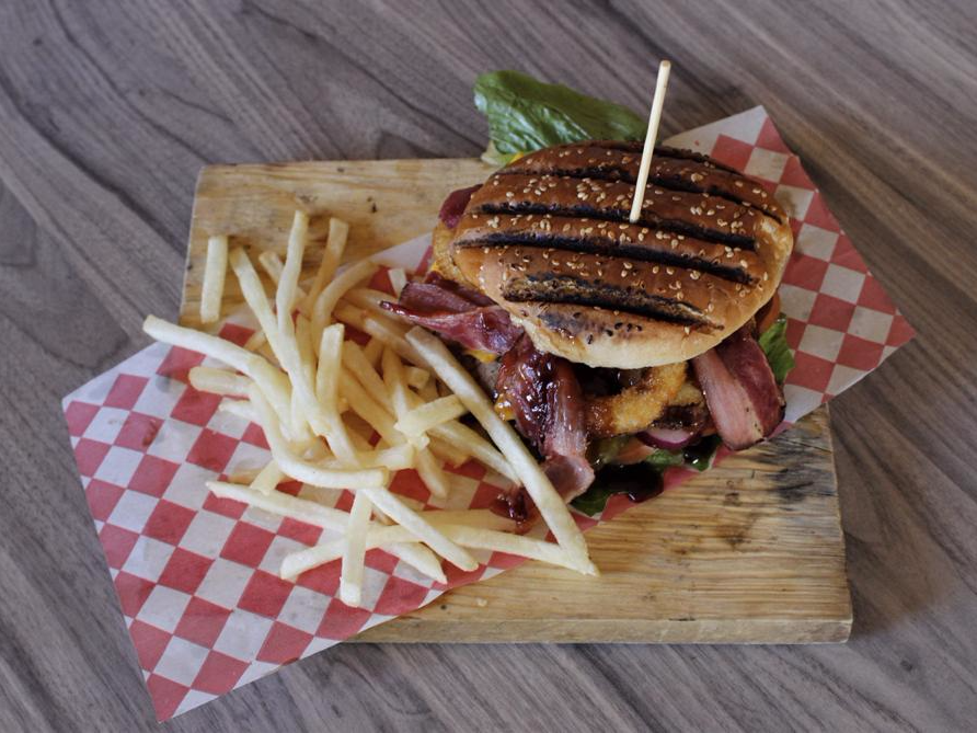 Hamburguesa de Tocino