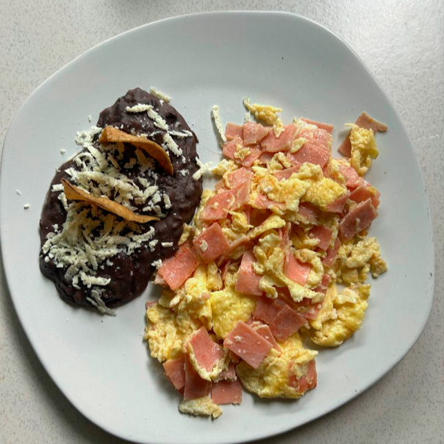 Huevos con Jamón
